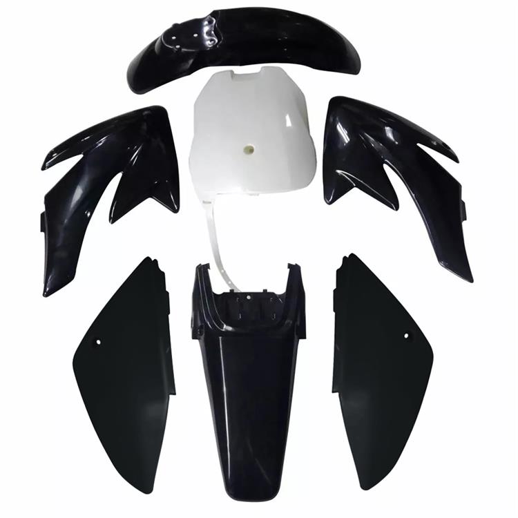 Kit plastiche pit bike CRF 70 Nere tabella Bianco