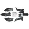 Kit plastiche pit bike TTR Nero tabella bianco in Grafiche e Plastiche