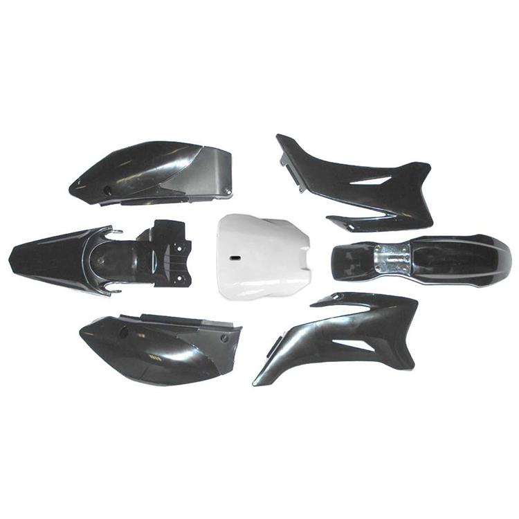 Kit plastiche pit bike TTR Nero tabella bianco