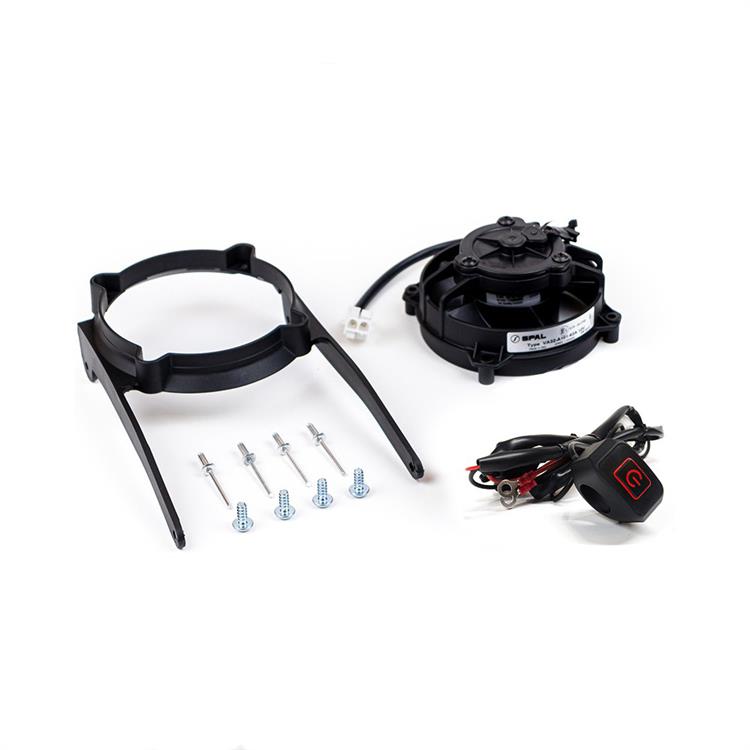Kit ventola radiatore Husaberg 450 FE (2010-2014) manuale SPAL