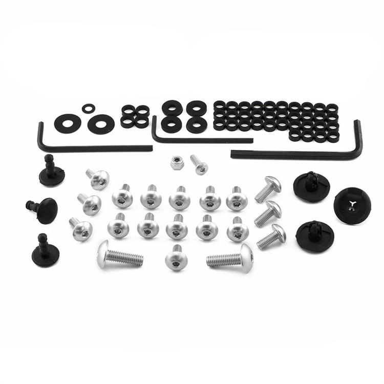 Kit viti carena Aprilia RSV4 1000 RF ABS (2015-2018) ergal Argento Pro Bolt