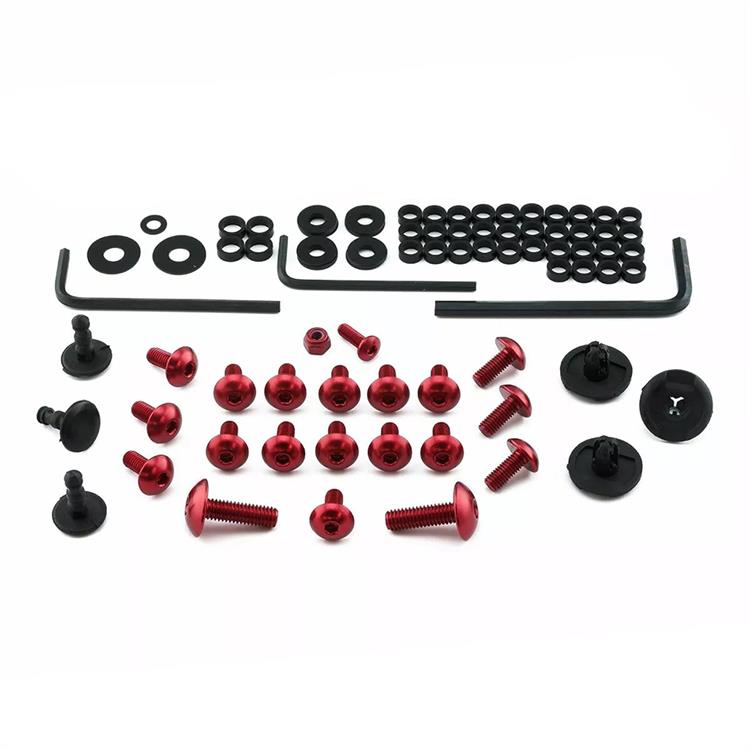 Kit viti carena Aprilia RSV4 1000 RF ABS (2015-2018) ergal Rosso Pro Bolt