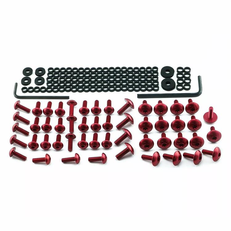 Kit viti carena Ducati 1098 (2007-2008) ergal Rosso Pro Bolt