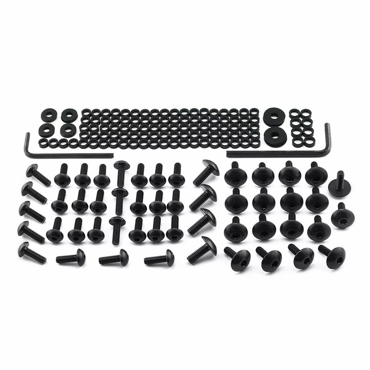 Kit viti carena Ducati 1098 Biposto (2007-2008) ergal Nero Pro Bolt