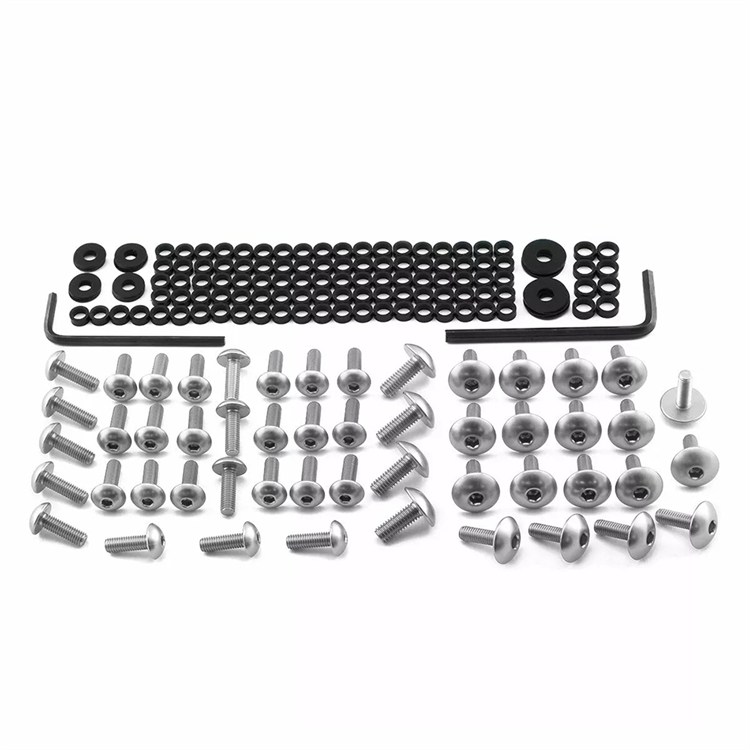 Kit viti carena Ducati 1098 S Biposto (2007-2008) ergal Argento Pro Bolt