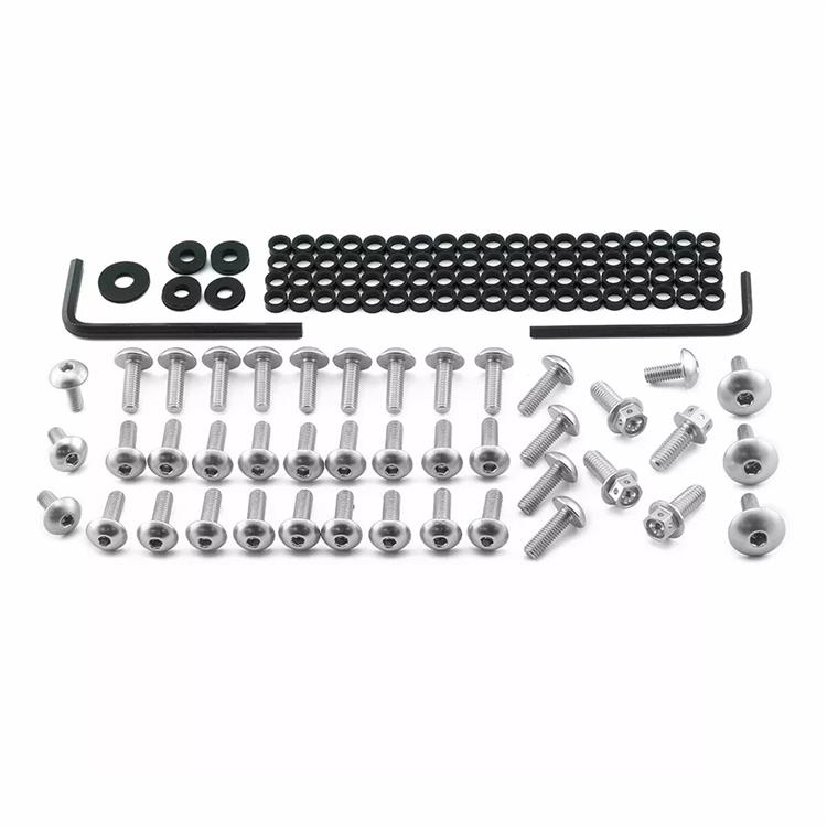 Kit viti carena Ducati Panigale 1199 S ABS Tricolore (12-13) ergal Argento Pro Bolt