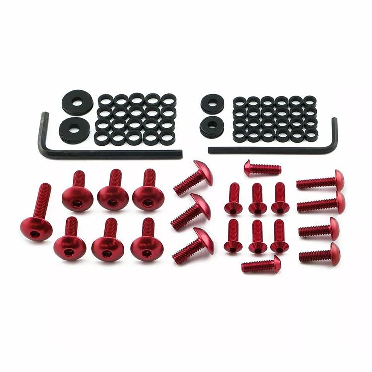 Kit viti carena Honda Cbr 1000 RR ABS Fireblade (17-19) ergal Rosso Pro Bolt