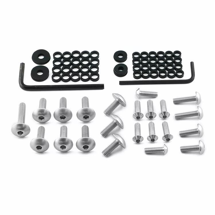 Kit viti carena Honda Cbr 1000 RR ABS Fireblade SP 2 (2017-2018) ergal Argento Pro Bolt