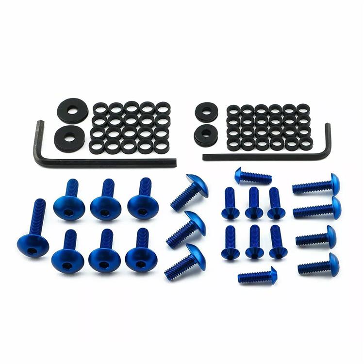 Kit viti carena Honda Cbr 1000 RR ABS Fireblade SP 2 (2017-2018) ergal Blu Pro Bolt