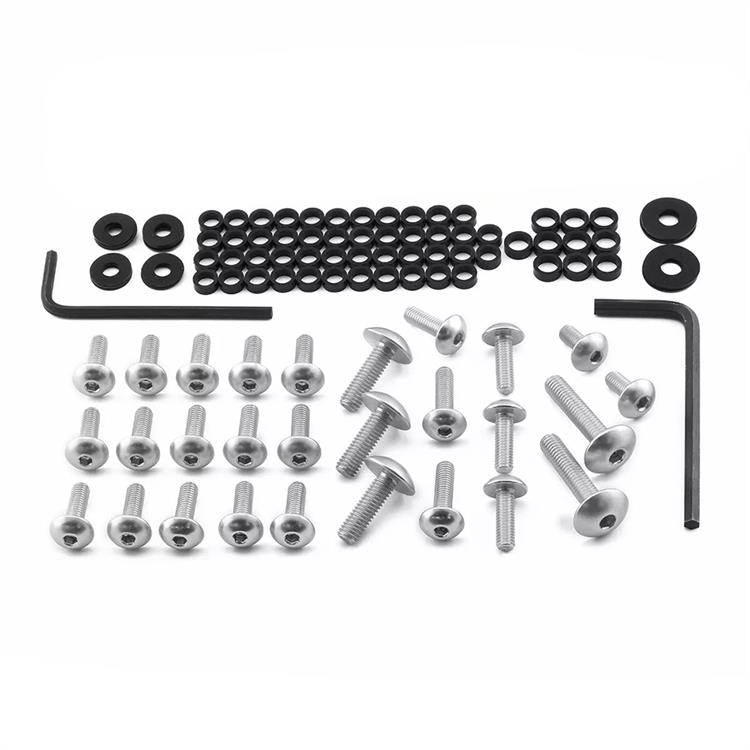 Kit viti carena Kawasaki Ninja 650 ABS Ninja KRT Edition (24) ergal Argento Pro Bolt