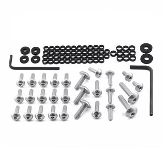 kit viti carena kawasaki ninja 650 abs urban 22 23 ergal argento pro bolt