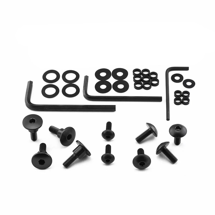 Kit viti carena Kawasaki Z 800 ABS E Version (2013-2016) ergal Nero Pro Bolt