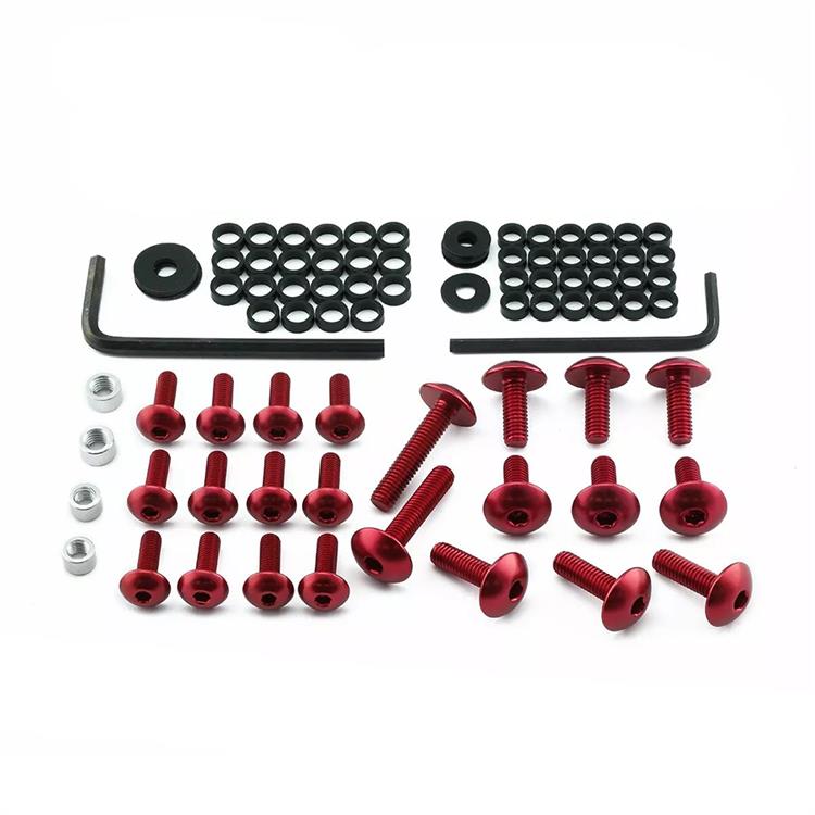Kit viti carena Kawasaki ZX 10 R 1000 ABS Ninja Performance (2019) ergal Rosso Pro Bolt