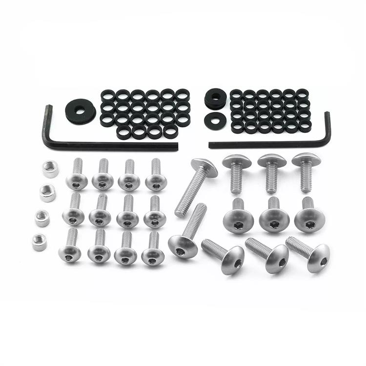 Kit viti carena Kawasaki ZX 10 R 1000 SE ABS Ninja (2018-2020) ergal Argento Pro Bolt