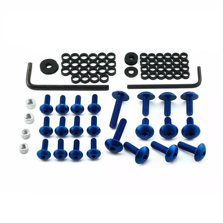 Kit viti carena Kawasaki ZX 10 R 1000 SE ABS Ninja (2018-2020) ergal Blu Pro Bolt