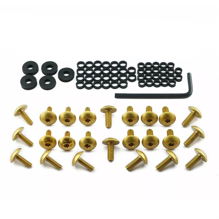 Kit viti carena Kawasaki ZX 6 R 600 Ninja (2009-2012) ergal Oro Pro Bolt