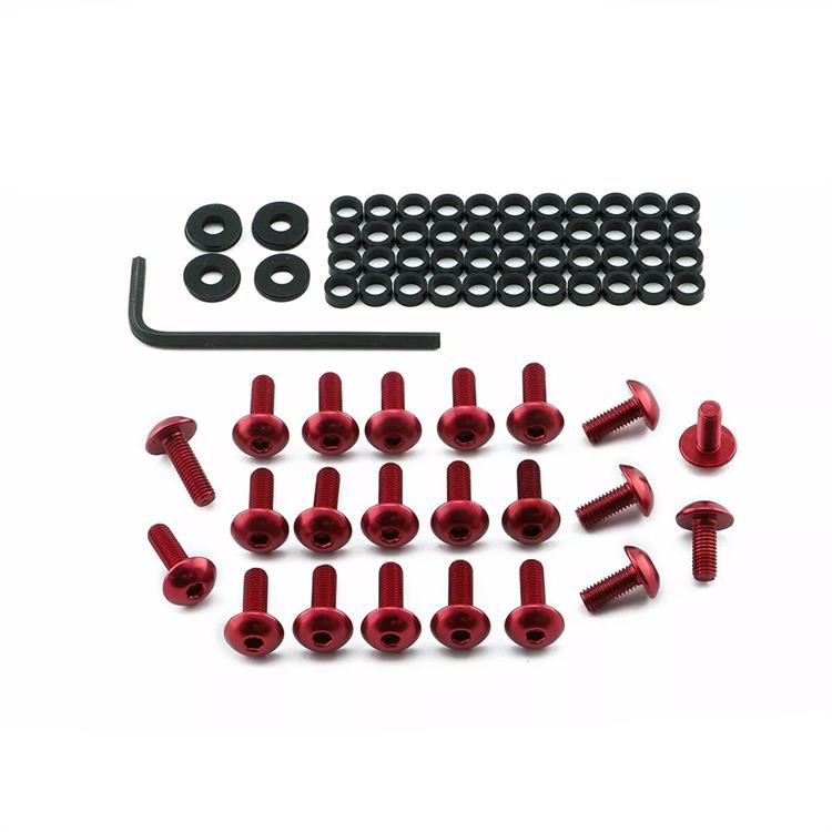 Kit viti carena Ktm Super Duke 1290 R ABS (17-20) ergal Rosso Pro Bolt