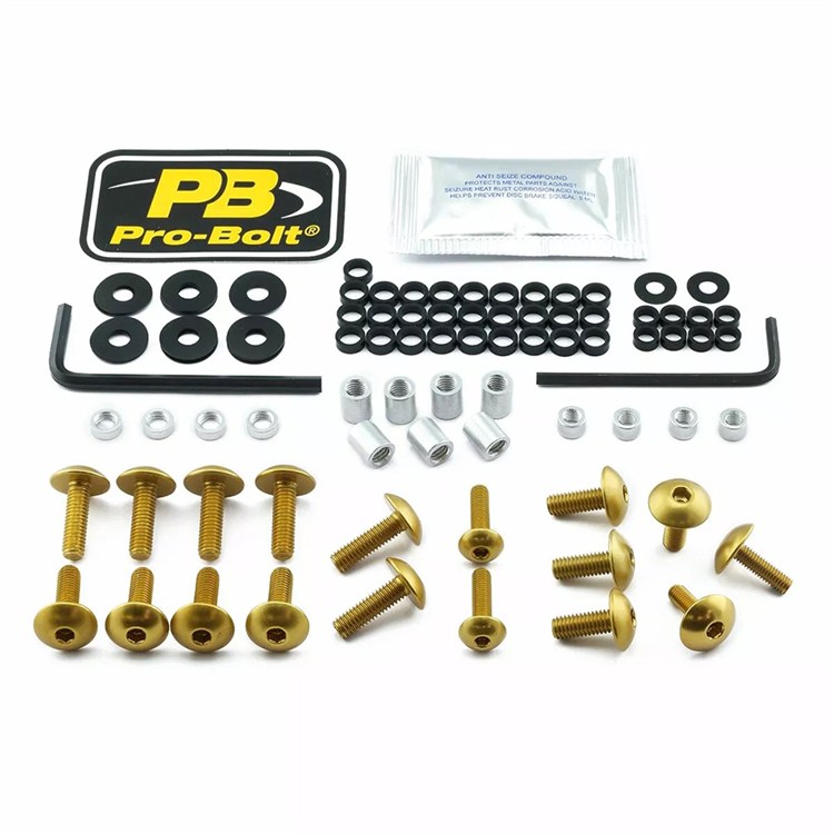Kit viti carena Suzuki GSX 1300 R Hayabusa (2012) ergal Oro Pro Bolt