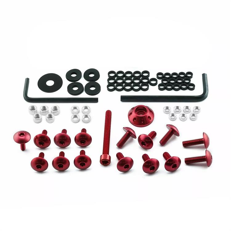 Kit viti carena Suzuki Gsx R 600 (11-16) ergal Rosso Pro Bolt