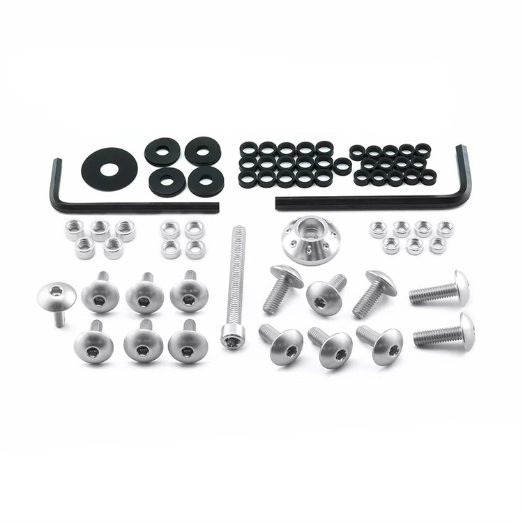Kit viti carena Suzuki Gsx R 750 100th Anniversary Edition (2021) ergal Argento Pro Bolt