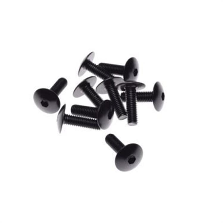 Kit viti in ergal TBEI M6x20 Nero (10pz)