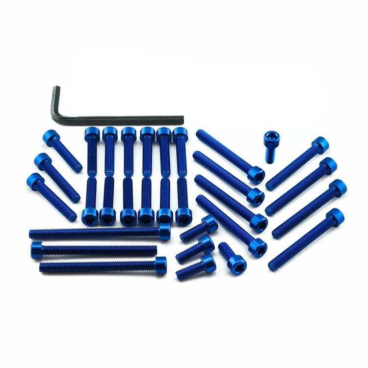 Kit viti motore Suzuki GSX R 750 50th Anniversary (14) ergal Blu Pro Bolt