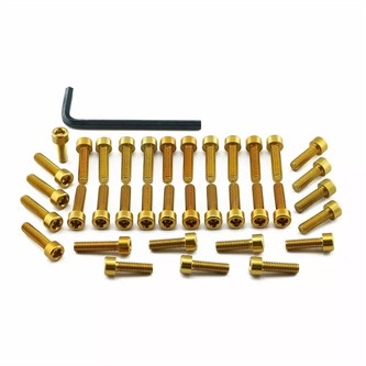 kit viti motore triumph street triple 675 rx abs 15 16 ergal oro pro bolt