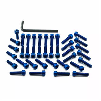 kit viti motore triumph street triple 765 r lrh abs low 20 22 ergal blu pro bolt