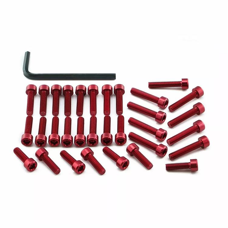 Kit viti motore Yamaha MT 07 GT ABS Tracer 7 GT (2021-2022) ergal Rosso Pro Bolt