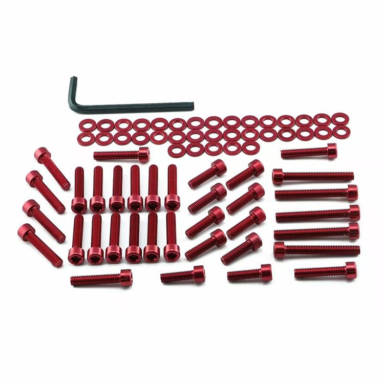 Kit viti motore Yamaha MT 09 ABS (2014-2016) ergal Rosso Pro Bolt