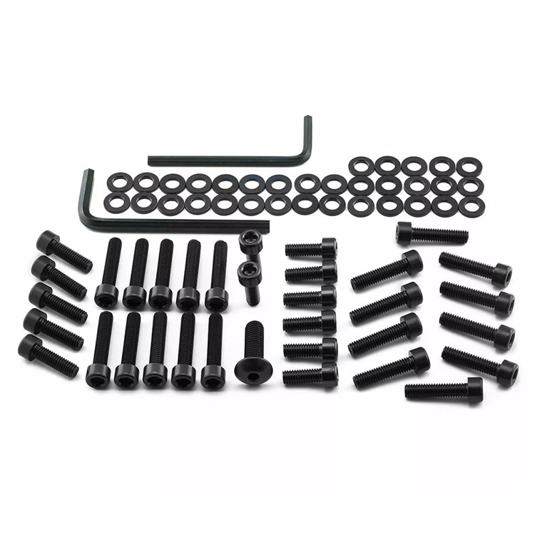 Kit viti motore Yamaha YZF R1 1000 (2009-2014) ergal Nero Pro Bolt