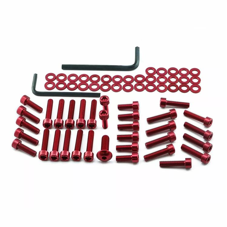 Kit viti motore Yamaha YZF R1 1000 (2009-2014) ergal Rosso Pro Bolt