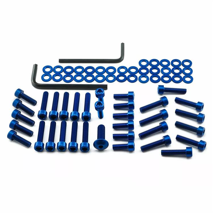 Kit viti motore Yamaha YZF R1 1000 GP WGP 50th Anniversary (2012) ergal Blu Pro Bolt