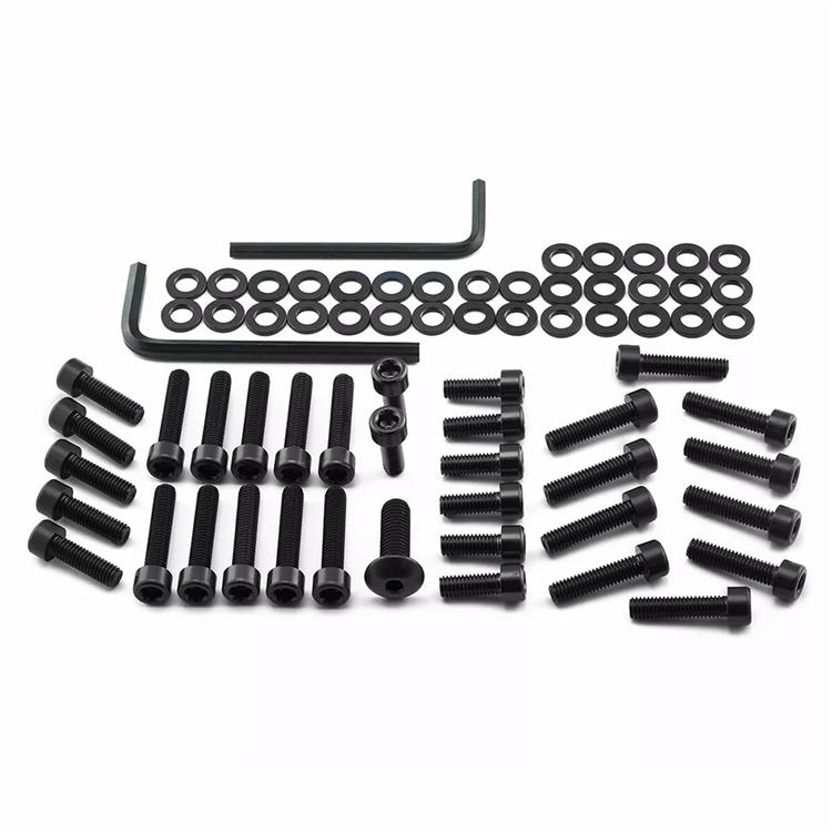 Kit viti motore Yamaha YZF R1 1000 Limited Edition (2010) ergal Nero Pro Bolt