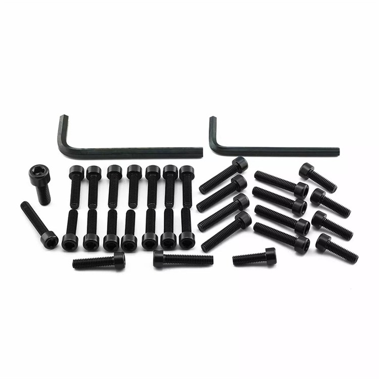 Kit viti motore Yamaha YZF R6 600 (2006-2016) ergal Nero Pro Bolt