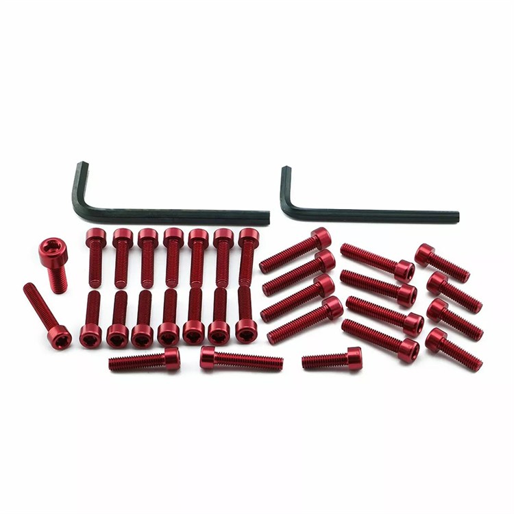 Kit viti motore Yamaha YZF R6 600 (2006-2016) ergal Rosso Pro Bolt