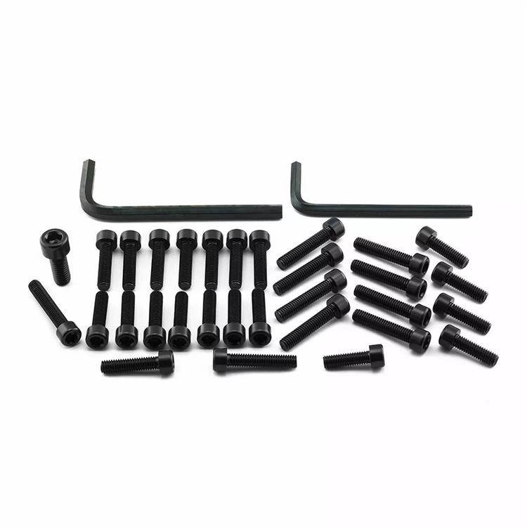 Kit viti motore Yamaha YZF R6 600 S (2006-2009) ergal Nero Pro Bolt