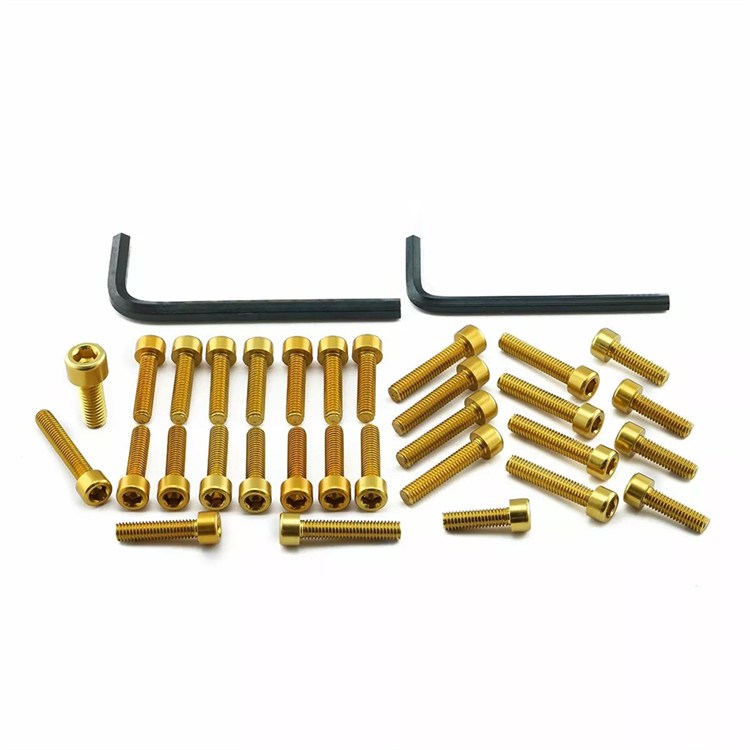 Kit viti motore Yamaha YZF R6 600 SP 50th Anniversary Limited Edition (2006) ergal Oro Pro Bolt