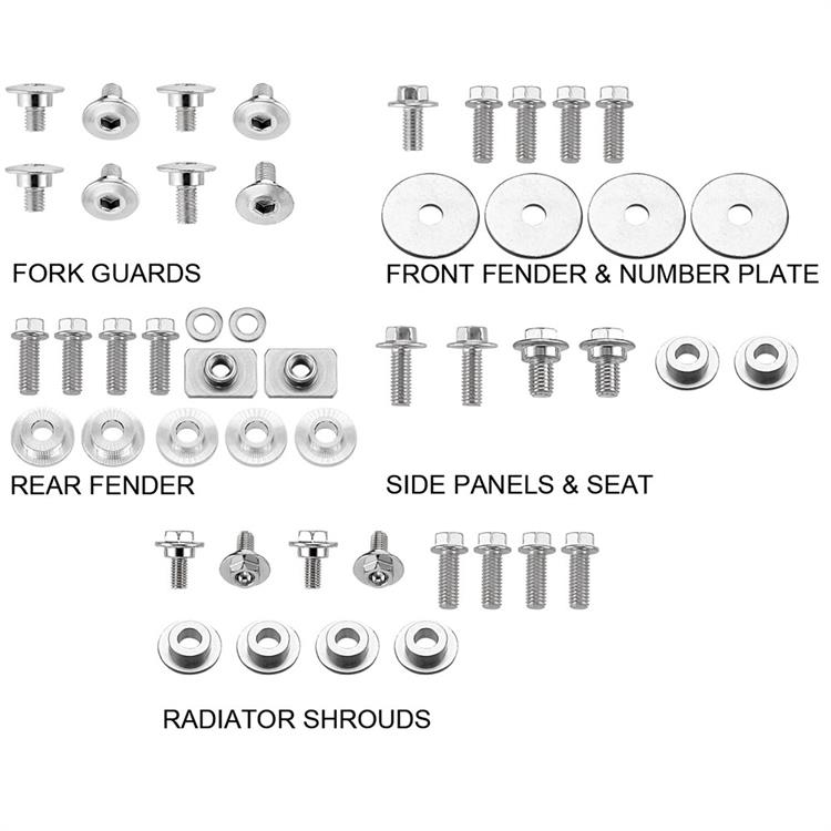 Kit viti plastiche Honda CRF 250 R (04-09)