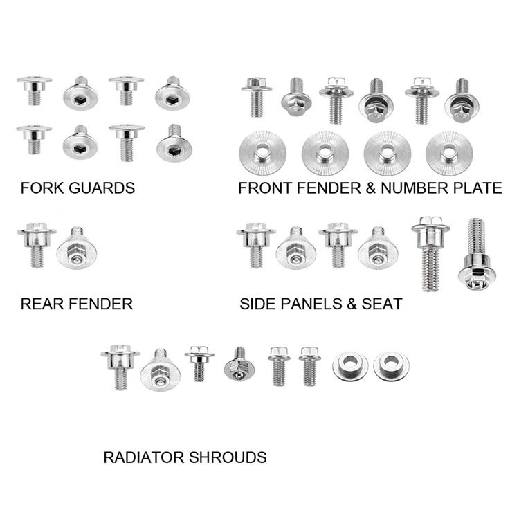 Kit viti plastiche Honda CRF 450 R (17-21)