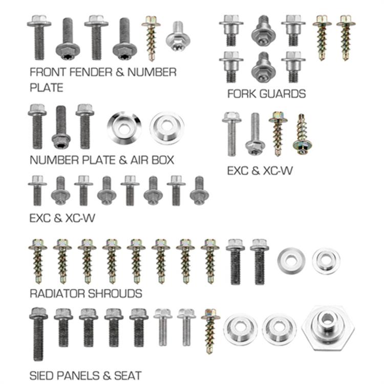 Kit viti plastiche Husqvarna 250 TC (14-15)