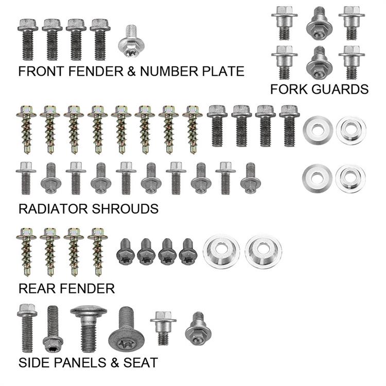 Kit viti plastiche Husqvarna 350 FC (16-21)