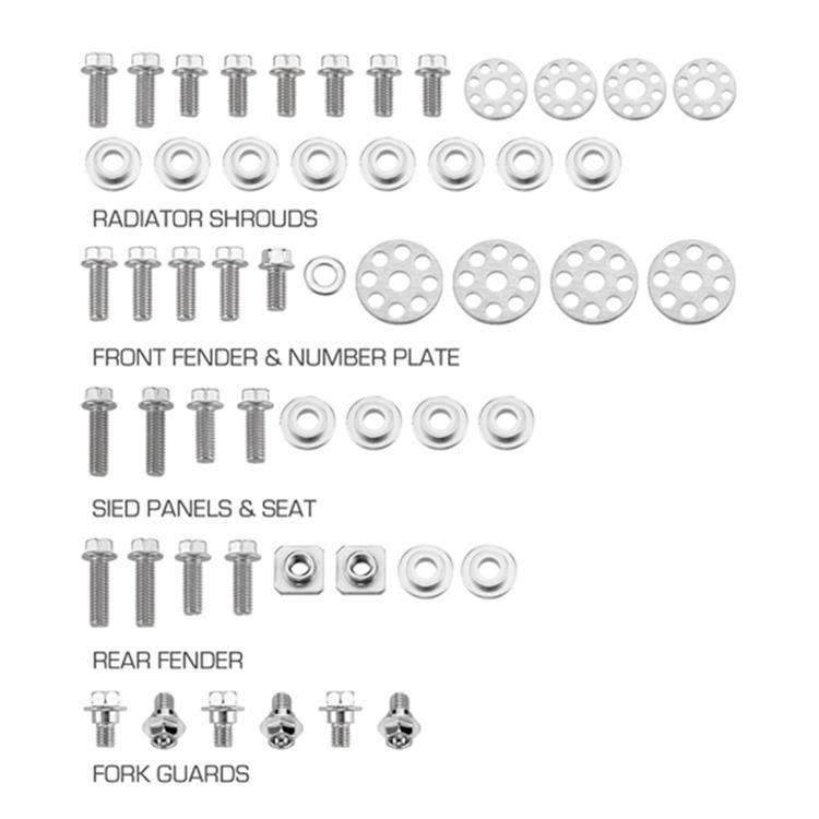 Kit viti plastiche Suzuki RMZ 250 (10-18)