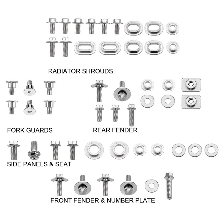 Kit viti plastiche Yamaha YZ 450 F (2006-2009)