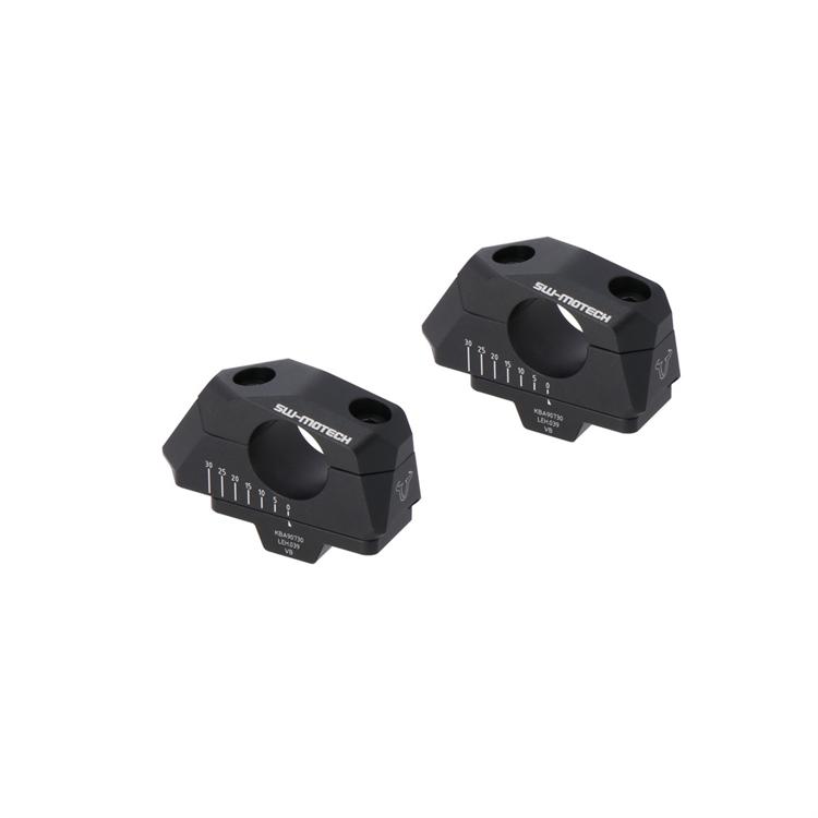 Riser manubrio inclinato regolabile per 28 LEH.00.039.31000/B