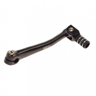 pedalina cambio pit bike cnc nero argento