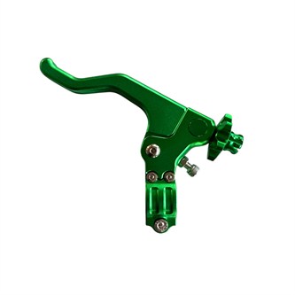leva frizione corta cnc verde