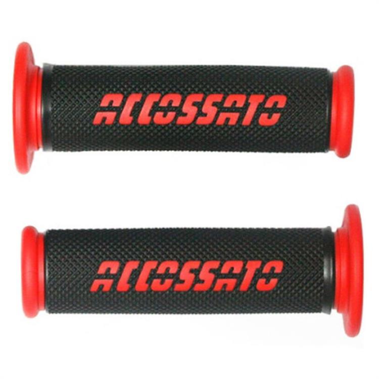 Manopole Accossato Racing Nero Rosso Open End