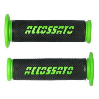 manopole accossato racing nero verde open end