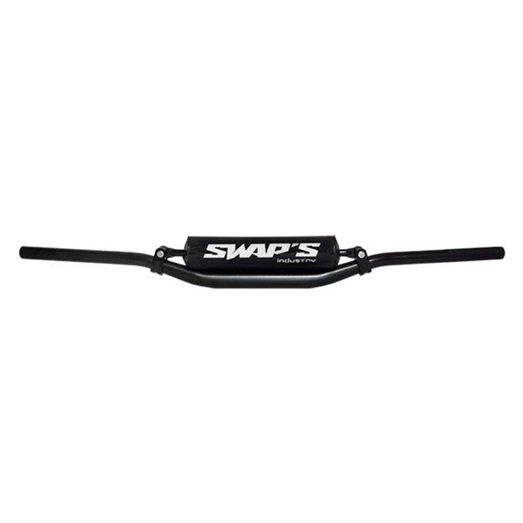Manubrio enduro Swaps 28 mm piega bassa + barra con barpad